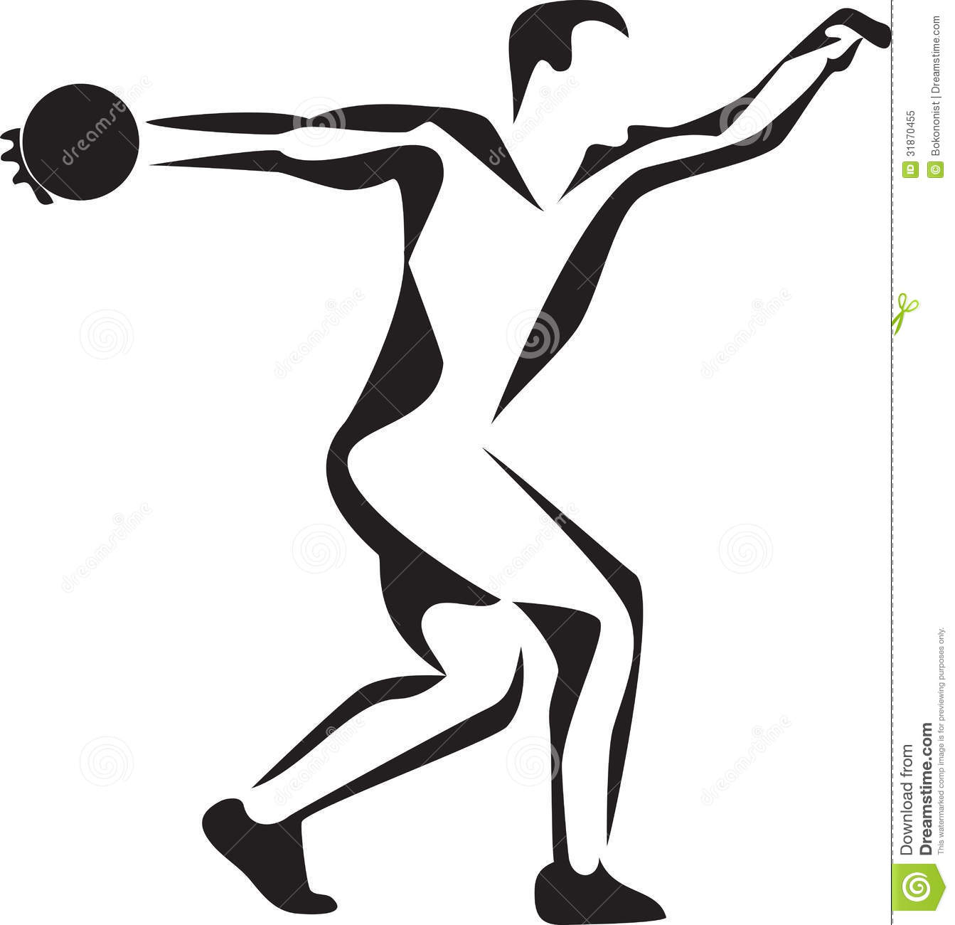 Shot Put And Discus Throwing Clipart   Cliparthut   Free Clipart
