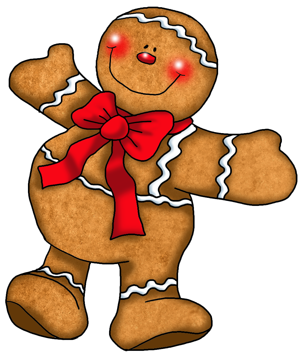 Christmas Gingerbread Men Clip Art