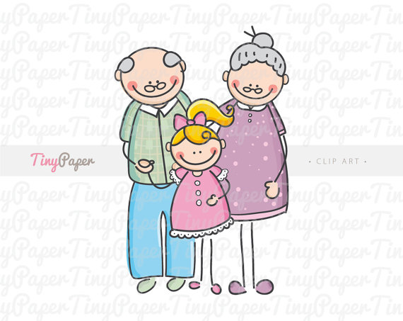 Grandparents Clip Art Black And White Images   Pictures   Becuo
