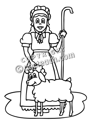 Of 1 Coloring Page Mary Mary Had A Little Lamb