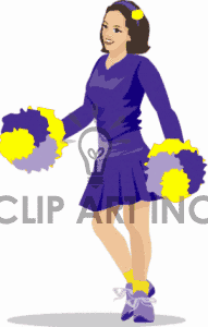 Girl Girls Teenagers Cheer019 Gif Clip Art Sports Cheer Leaders