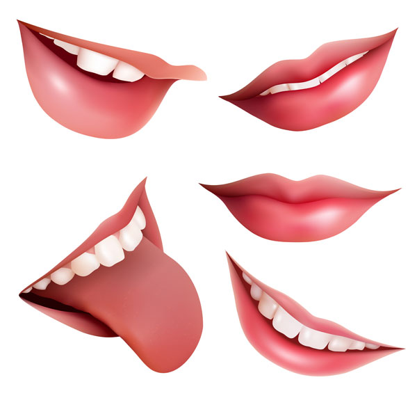 Lipstongueteethsmile Vector Eps Format Keywords  Mouth Lips