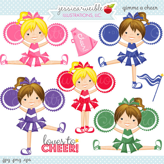 Use Ok   Cheerleading Clipart Cheerleading Graphics Digital Art