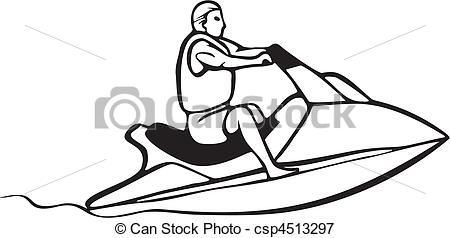 Vector   Auto And Boat Racing   Stock Illustration Royalty Free