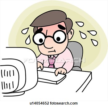 Clipart   Job Office Tired Stress Businessman Company  Fotosearch