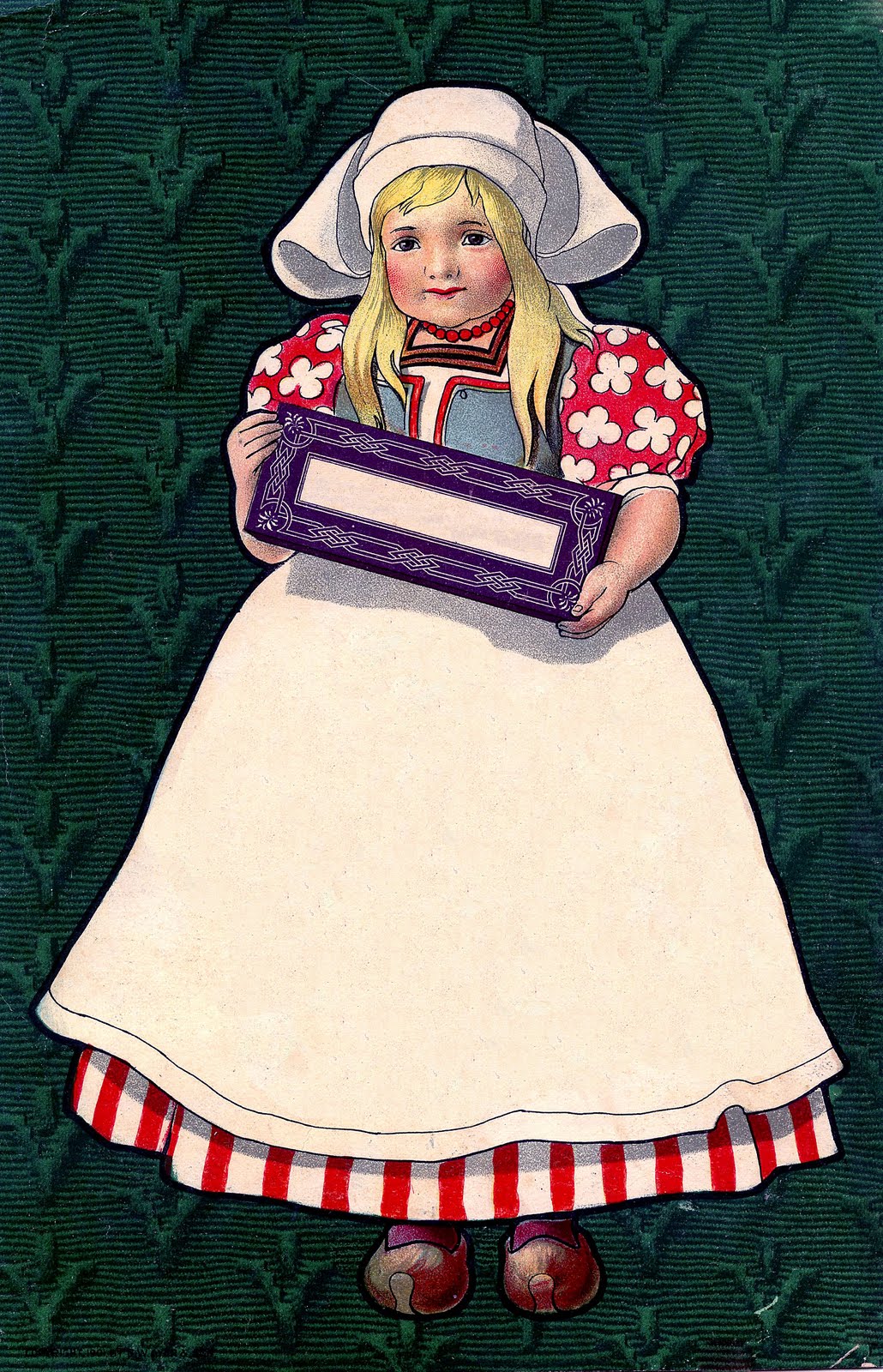 Vintage Advertising Clip Art   Darling Dutch Girl   The Graphics Fairy