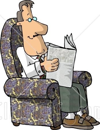 50 Years Clipart 40 50 Years Read Newspaper