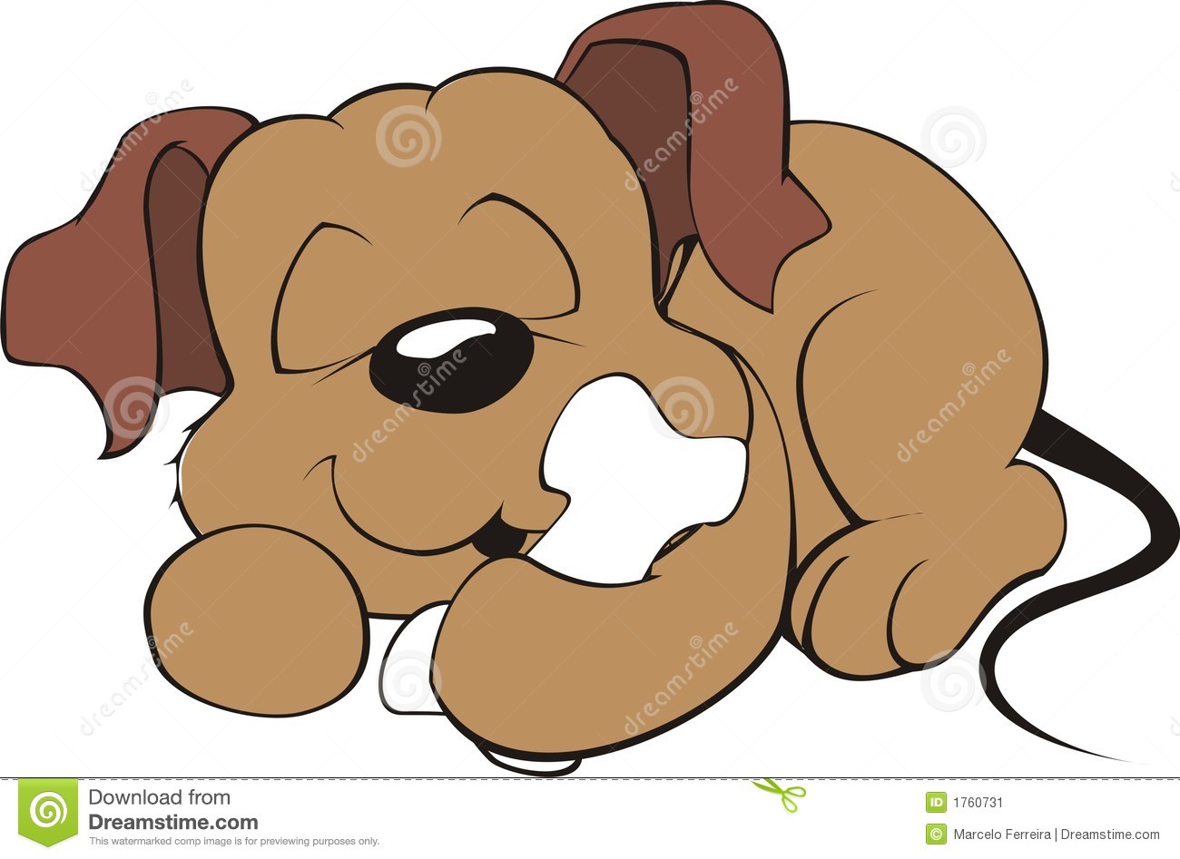 Displaying 19  Images For   Clipart Sleeping Dog