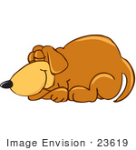 Royalty Free Sleeping Dog Stock Clipart   Cartoons   Page 1