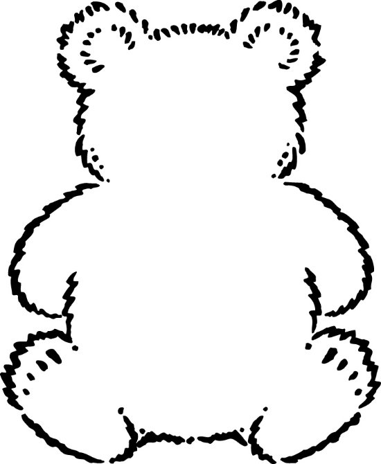 10 Teddy Bear Outline Printable Free Cliparts That You Can Download To    
