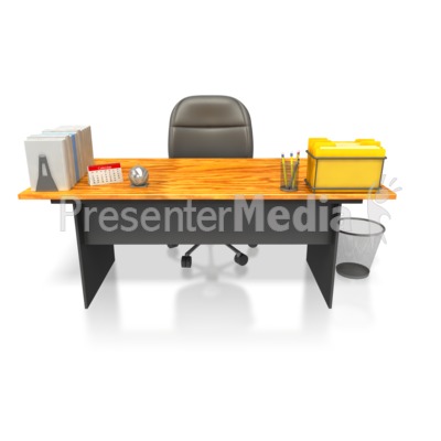 Clean Neat Desk   Presentation Clipart   Great Clipart For