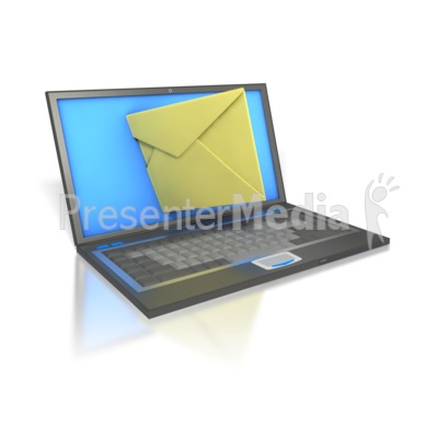 Laptop Internet Mail   Science And Technology   Great Clipart For