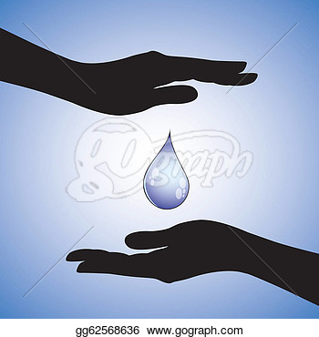Stock Illustration   Concept Illustration Of Conservation Of Water