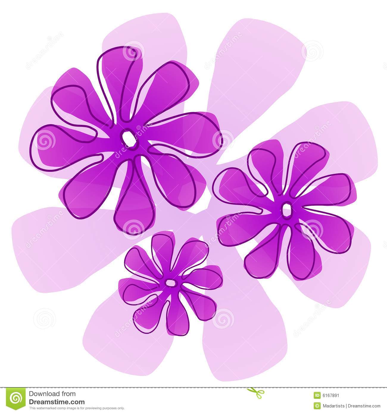 Purple Flowers Clip Art 6167891 Jpg