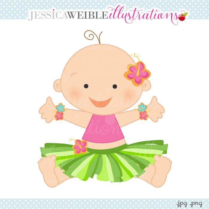 Valentine Tutu Baby Digital Clip Art   Jw Illustrations