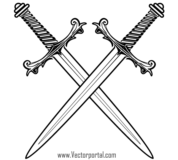 Crossed Swords Clip Art Free Download