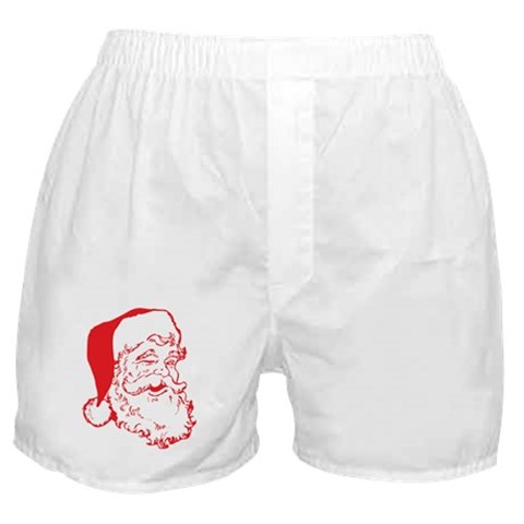 Santa Claus Clip Art Boxer Shorts