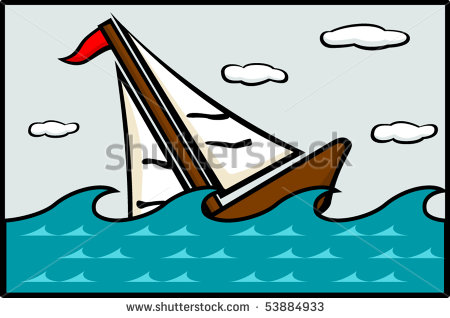 Sinking Ship Stock Vector 53884933   Shutterstock
