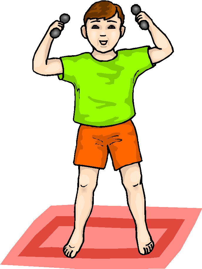 Boy Lifting Weights Free Clipart   Free Microsoft Clipart