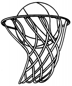 Court Clipart Black And White Basketball Hoop Clipart Black And White