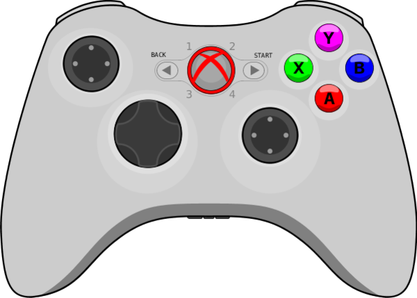 Xbox 360 Controller Clip Art