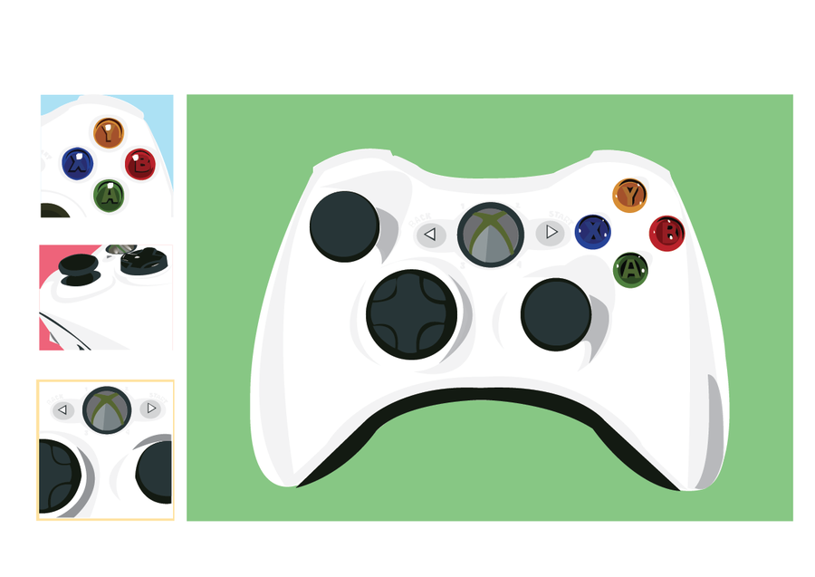 Xbox 360 Controller Vector By Ajl03 On Deviantart
