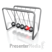 Kinetic Pendulum Swinging Newtons Cradle Powerpoint Animation