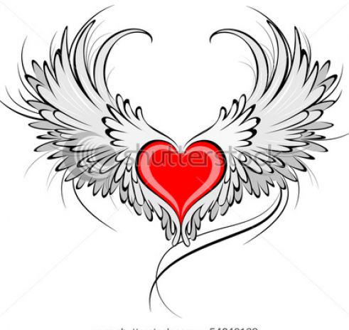 Pictures Of Hearts With Angel Wings Pictures 4