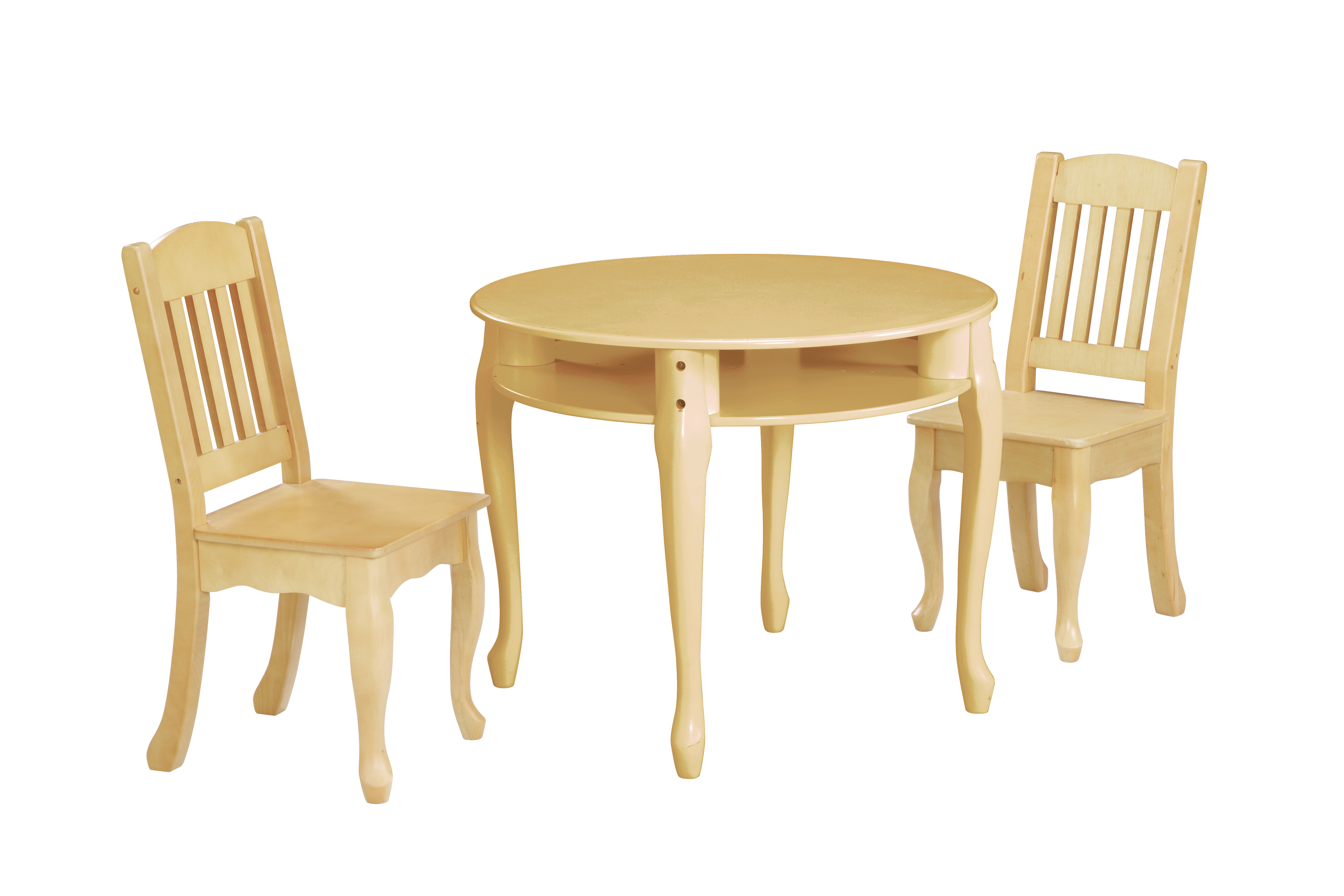 Children S Windsor Round Table And Chairs Set   Natural   Baby N