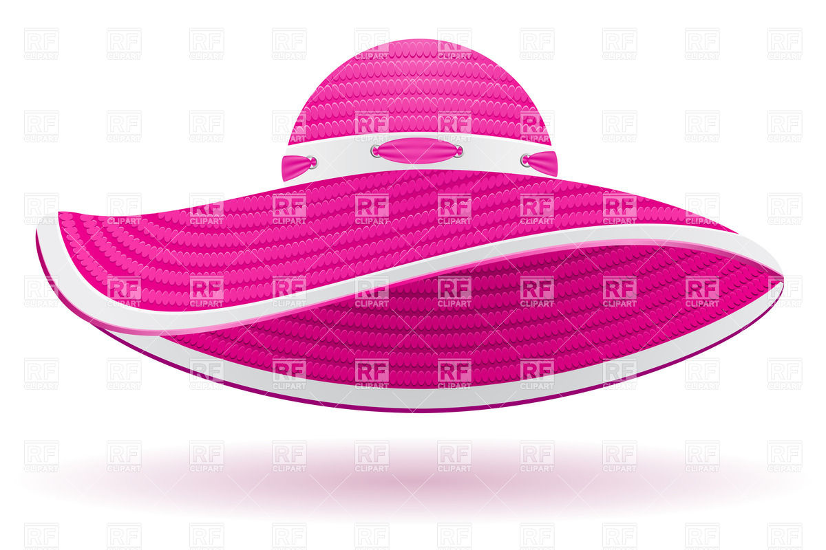 Clip Art Ladies Hat Pink Women S Beach Hat With