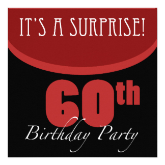 Surprise Party Invitations   Printable Birthday Surprise Invite