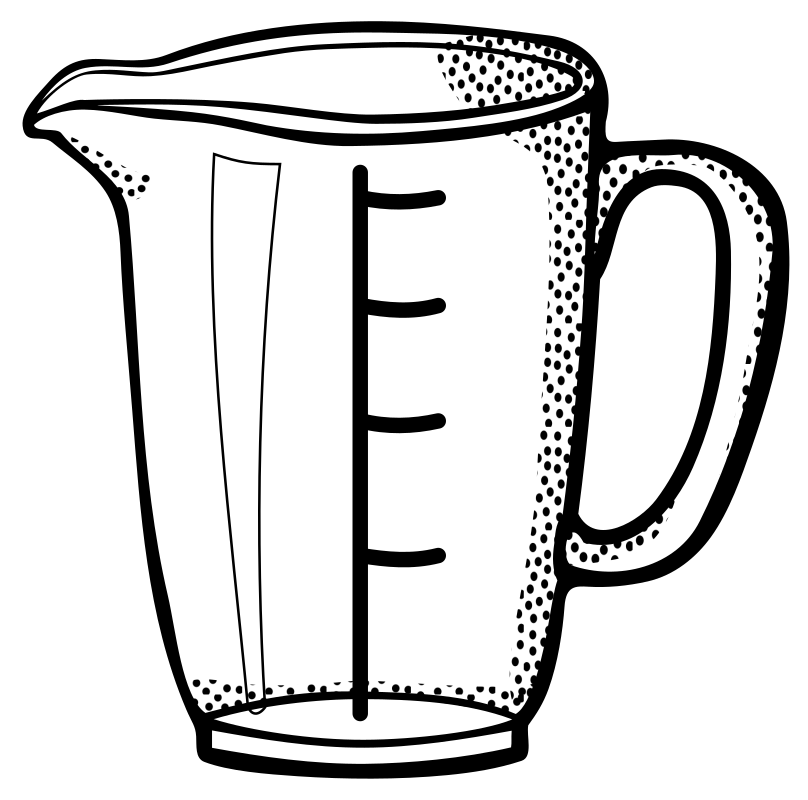 Measuring Cup   Lineart