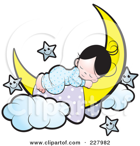 Sleeping Moon Clipart Black And White   Clipart Panda   Free Clipart