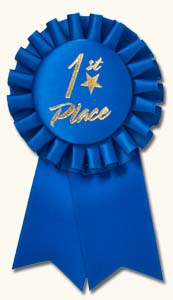 1st Place Ribbon Clip Art Blue Ribbon First Place Award