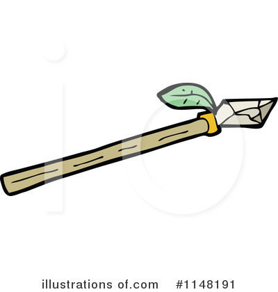 Spear Clipart  1148191   Illustration By Lineartestpilot