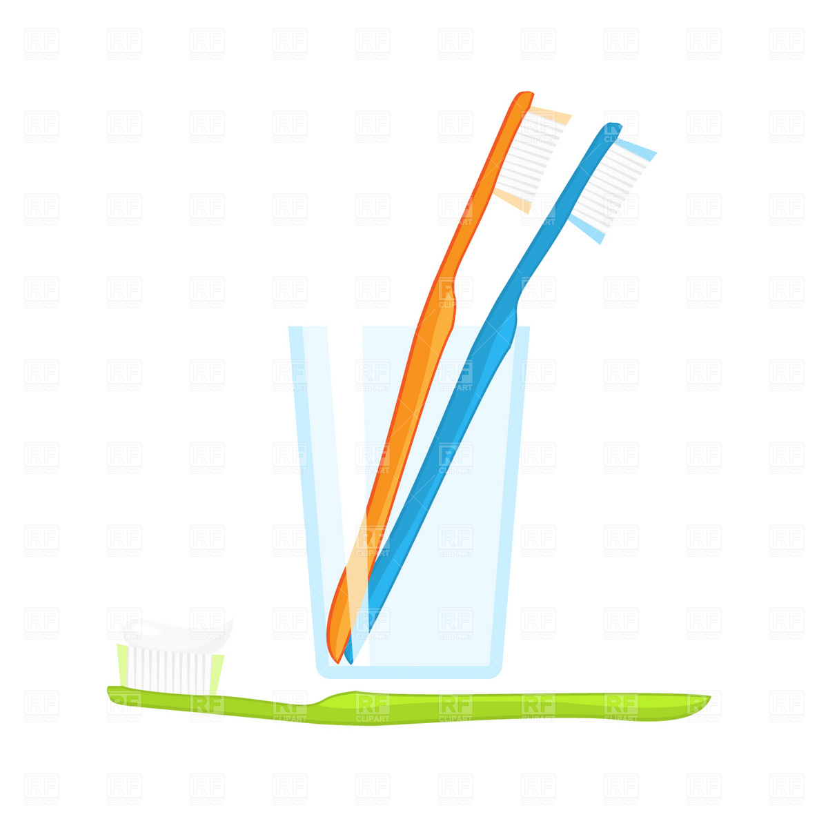 Free Clip Art Toothbrush And Toothpaste