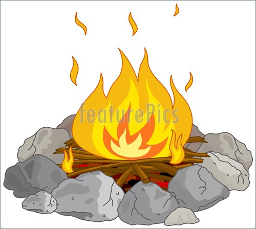 Illustration Of Campfire  Vector Illustration To Download At