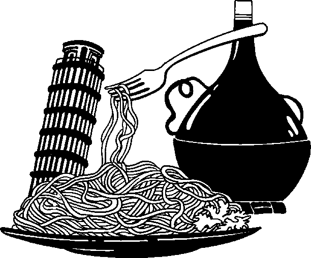 Italian Food Clipart Black And White Images   Pictures   Becuo