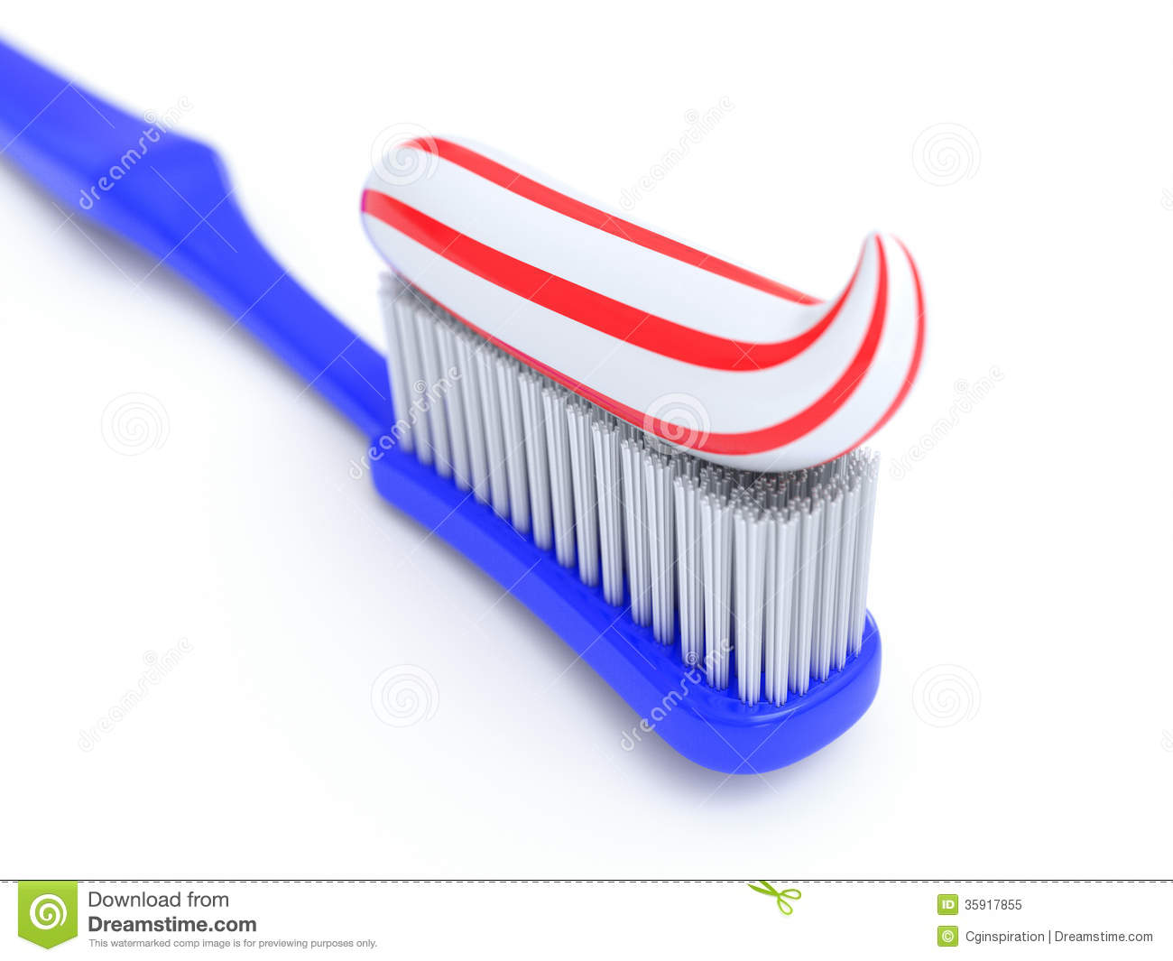 Toothbrush And Toothpaste Royalty Free Stock Photo   Image  35917855