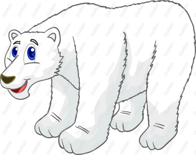 Cartoon Polar Bear 227 Formats Included With This Cartoon Clip