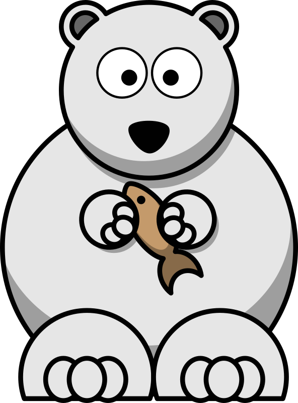 Cartoon Polar Bear By Studiofibonacci   Cartoon Polar Bear In The    