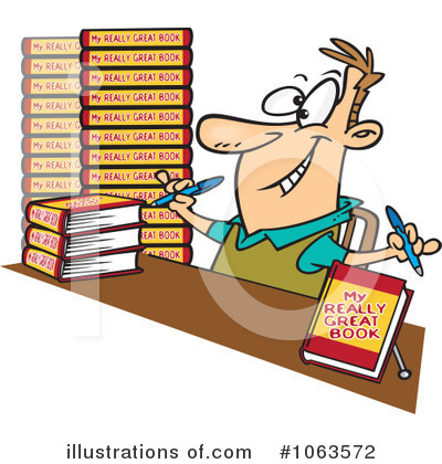 Author Clipart  1063572   Illustration By Ron Leishman