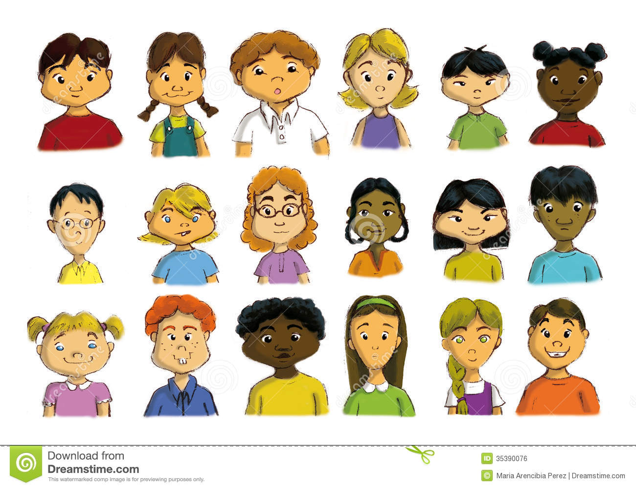 Multicultural Children Royalty Free Stock Image   Image  35390076