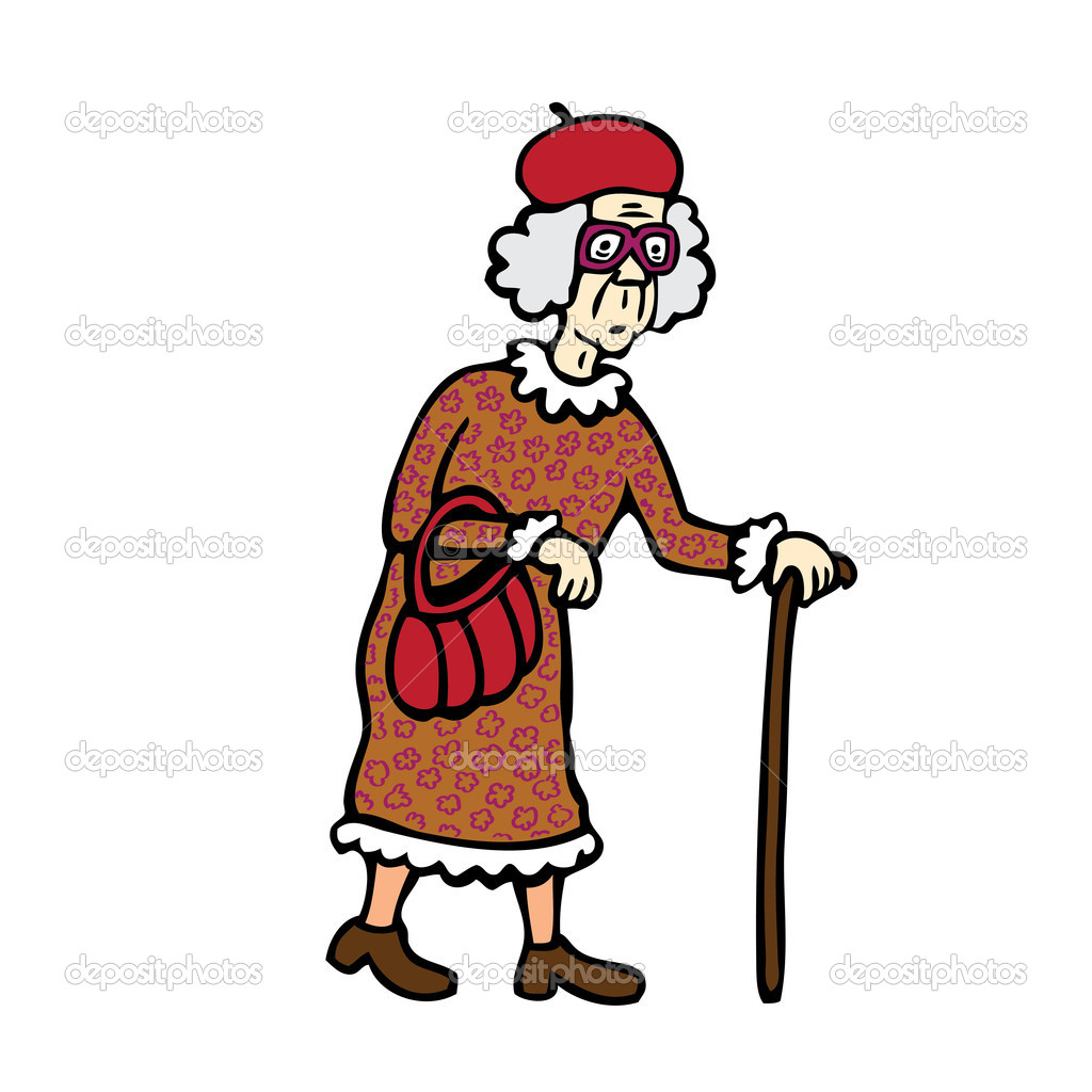 Old Lady   Stock Vector   Dukepope  11591952