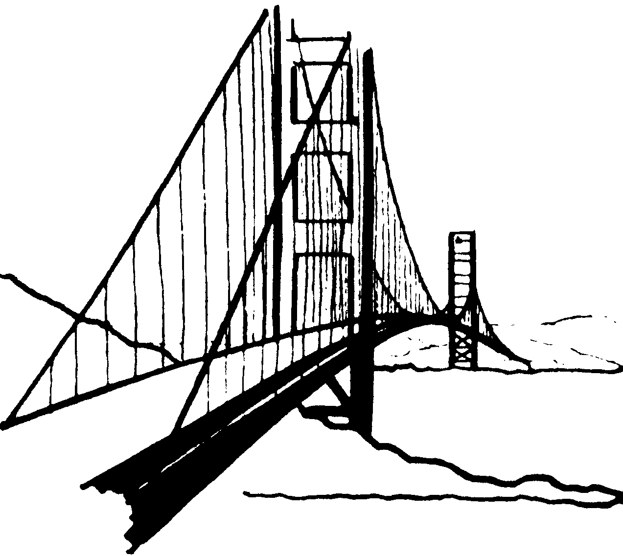 Viewing Gallery For   Golden Gate Bridge Clip Art