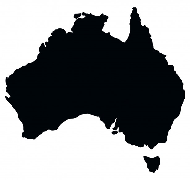 Australia Map Clipart By Karen Arnold