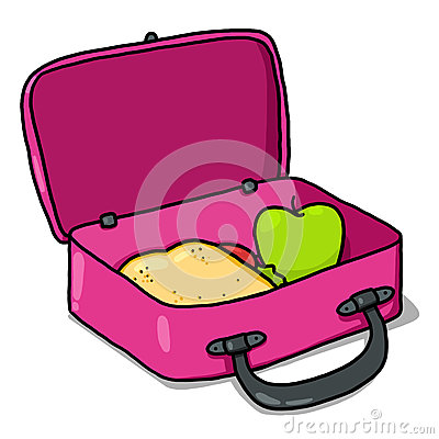 Empty Lunchbox Clipart Kids Lunch Box Illustration