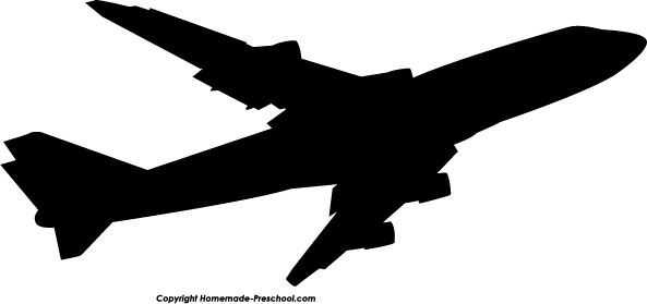 Home Free Clipart Silhouette Clipart Silhouette Airplane