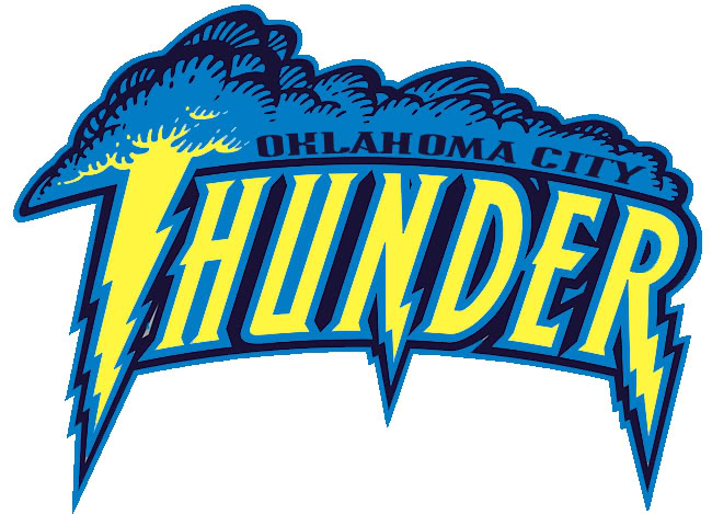 Oklahoma Thunder Basketball Clip Art