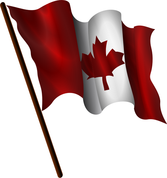 Waving Canadian Flag  It S Shape Was Inspired By Open Clip Art